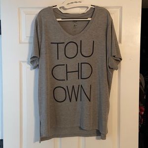“Touchdown” Short sleeve lightweight sweater